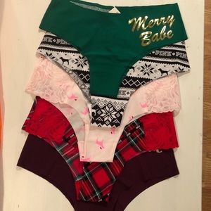 LAST ONE NWT Victoria’s Secret Holiday Underwear
